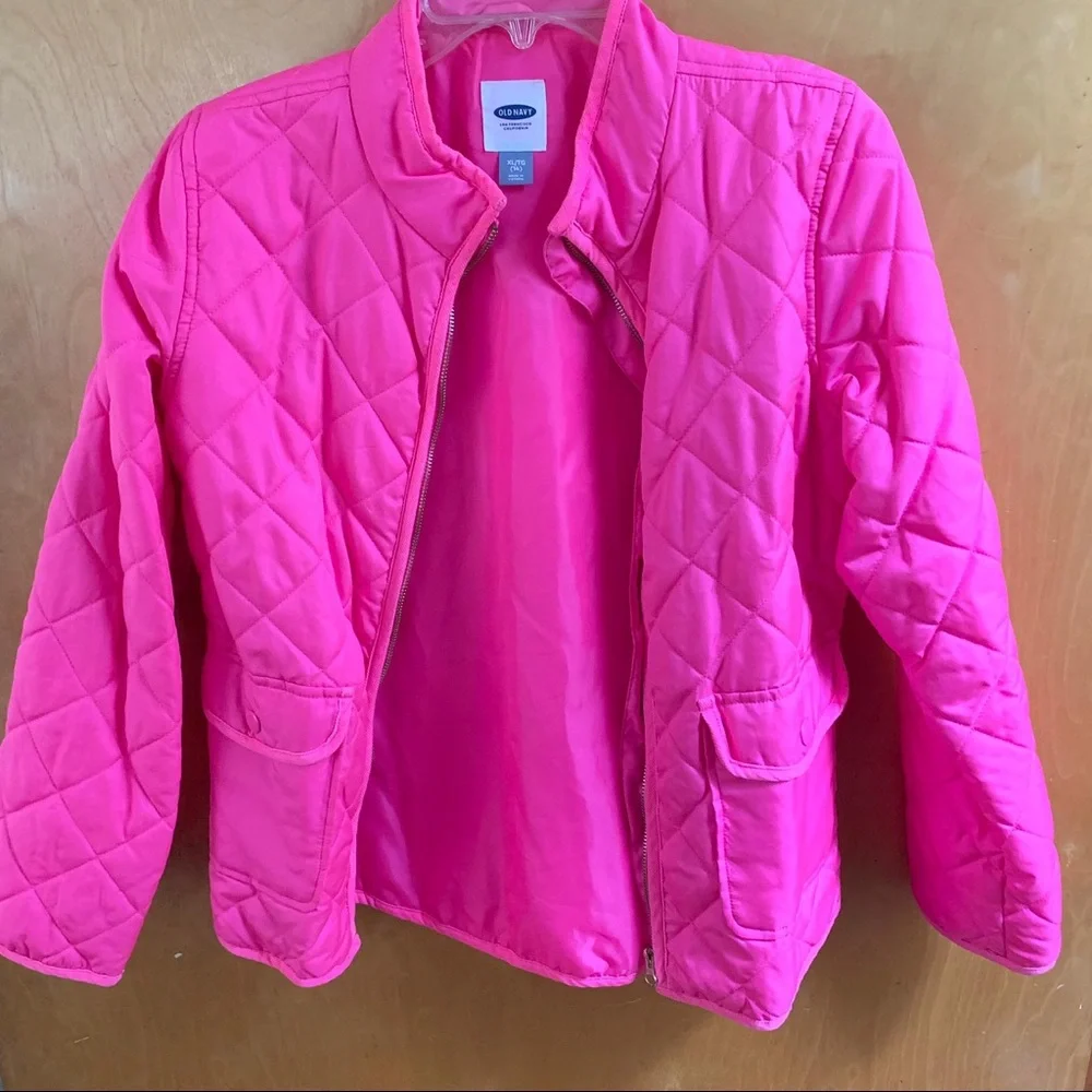 Old navy‎ pink quilted jacket
